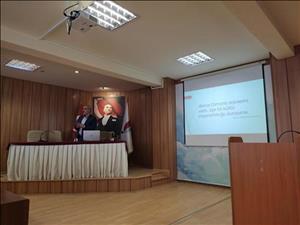 Tarih Söyleşileri Etkinliğinde Sayın Prof. Dr. Hasan Basri Öcalan Konuşmasını Gerçekleştirdi