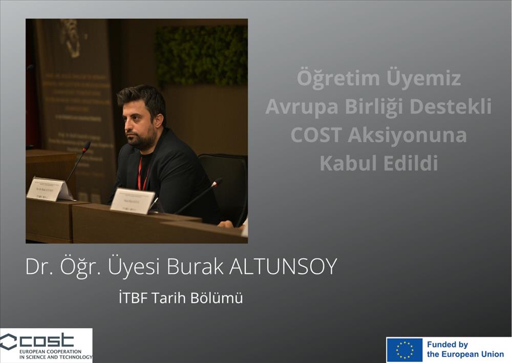 Our Faculty Member Accepted into an EU-Funded COST Action