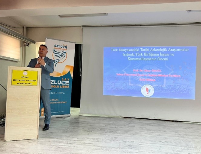 Head of Department Prof. Dr. Oktay Özgül Delivers a Lecture at Özlüce Şehit Aykut Yurtsever Anatolian High School