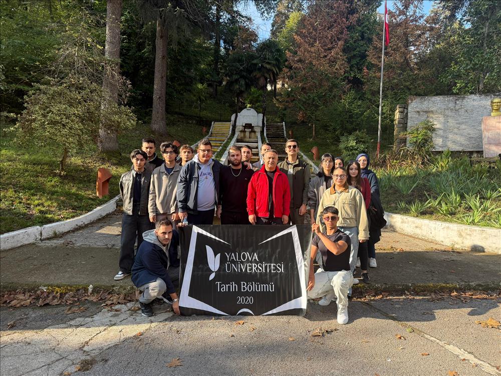 As part of our university's orientation program, our department organized a trip in Yalova for first-year students.
