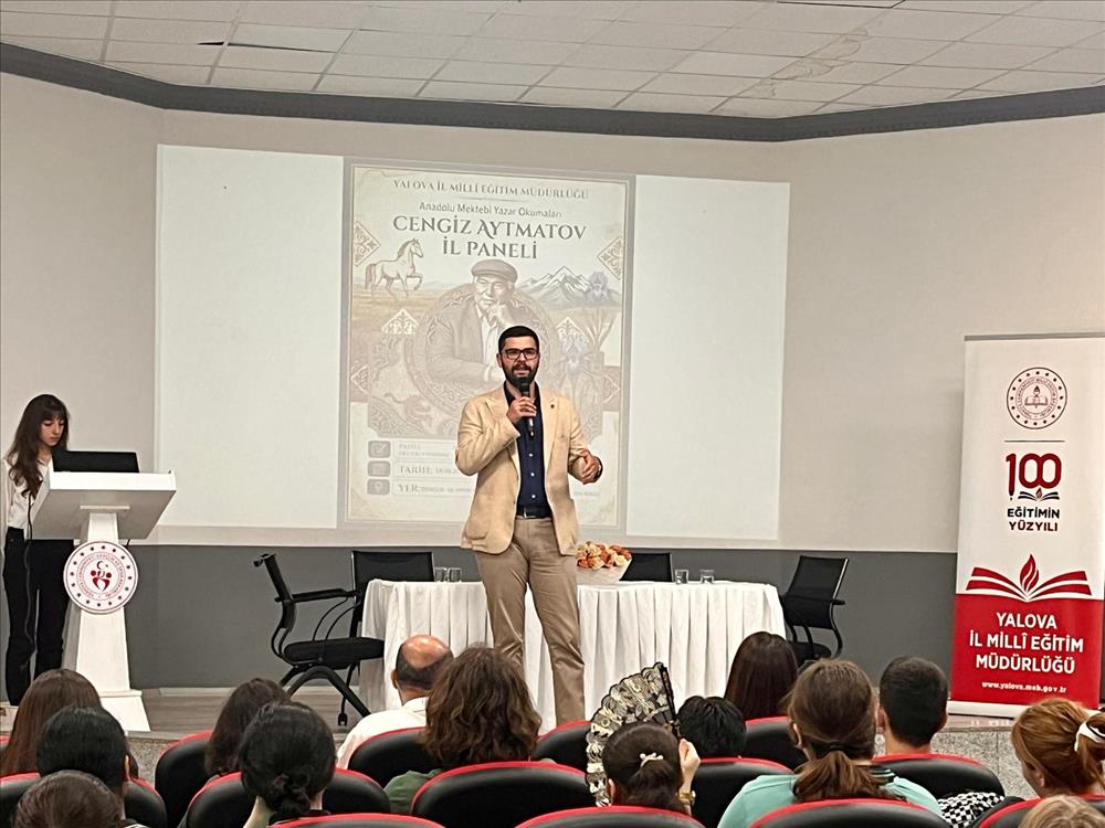 Bölüm Başkan Yardımcımız Anadolu Mektebi Yazar Okumaları: Cengiz Aytmatov İl Paneli'nde Değerlendirici Olarak Katıldı