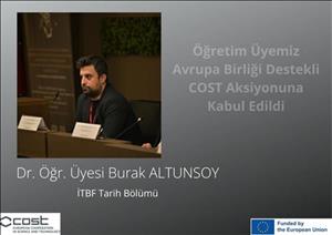 Our Faculty Member Accepted into an EU-Funded COST Action