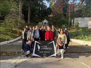 As part of our university's orientation program, our department organized a trip in Yalova for first-year students.